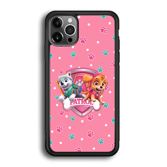 Paw Patrol Skye and Everest Pink Patroll iPhone 12 Pro Case