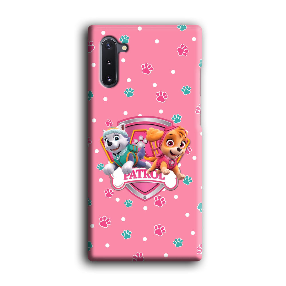 Paw Patrol Skye and Everest Pink Patroll Samsung Galaxy Note 10 Case