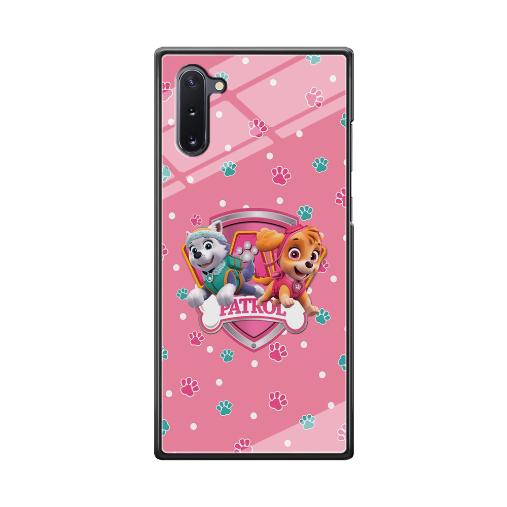 Paw Patrol Skye and Everest Pink Patroll Samsung Galaxy Note 10 Case