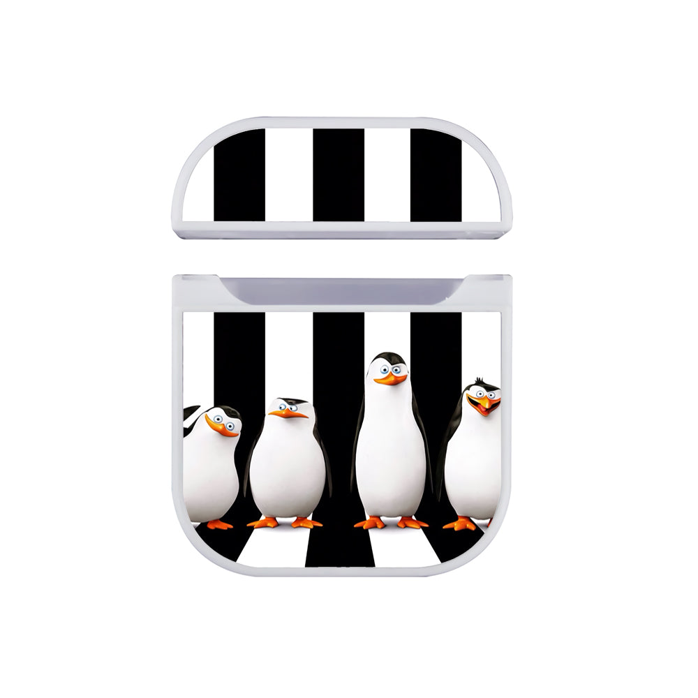 Penguins Of Madagascar Hard Plastic Case Cover For Apple Airpods