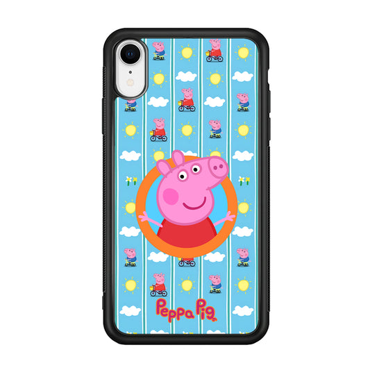 Peppa Pig Circle Frame iPhone XR Case