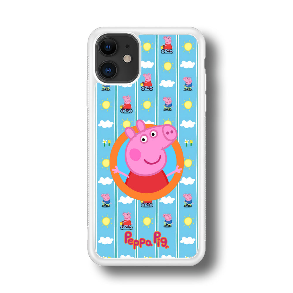 Peppa Pig Circle Frame iPhone 11 Case