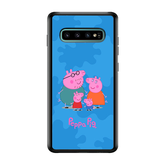 Peppa Pig Great Family Samsung Galaxy S10 Plus Case