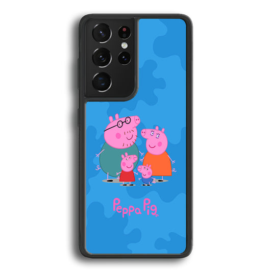 Peppa Pig Great Family Samsung Galaxy S21 Ultra Case