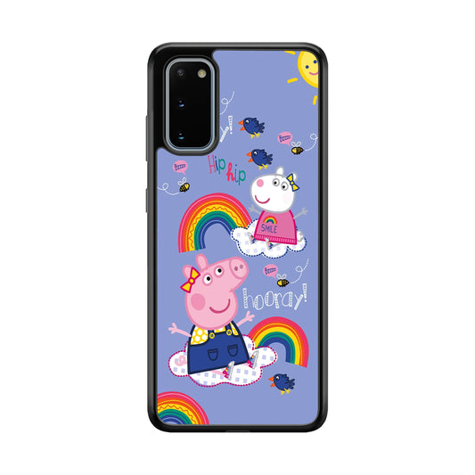 Peppa Pig Rainbow Hip Hop Samsung Galaxy S20 Case