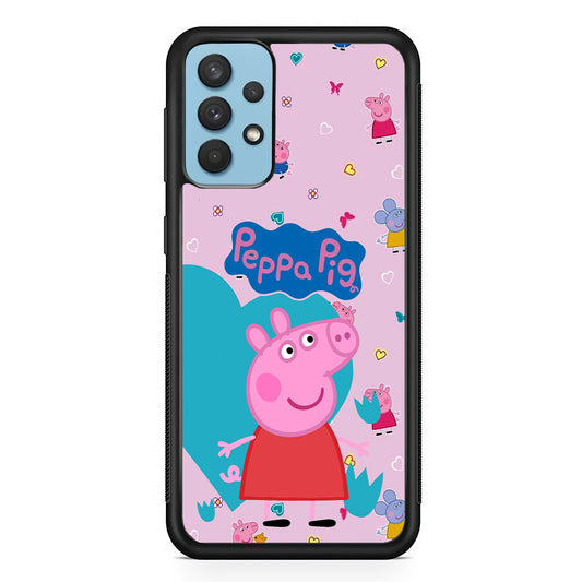 Peppa Pig Smile Always On Samsung Galaxy A32 Case