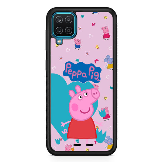 Peppa Pig Smile Always On Samsung Galaxy A12 Case