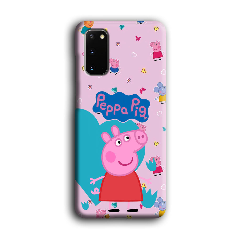 Peppa Pig Smile Always On Samsung Galaxy S20 Case