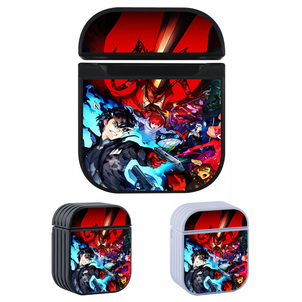Pesona 5 All Character Anime Hard Plastic Case Cover For Apple Airpods