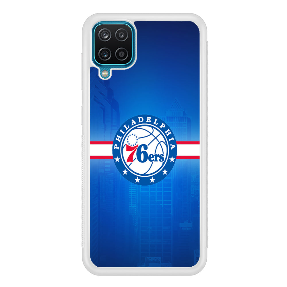 Philadelphia 76ers Bluish Shadow Samsung Galaxy A12 Case