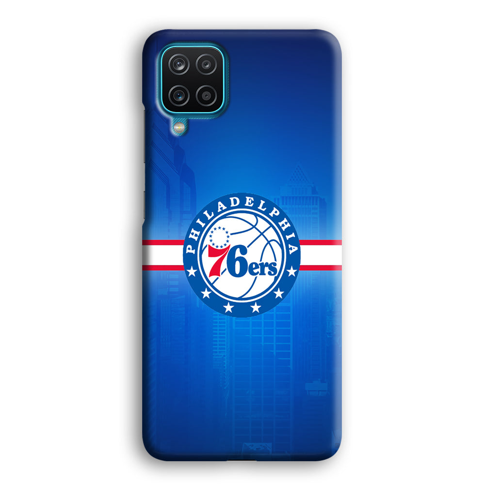 Philadelphia 76ers Bluish Shadow Samsung Galaxy A12 Case