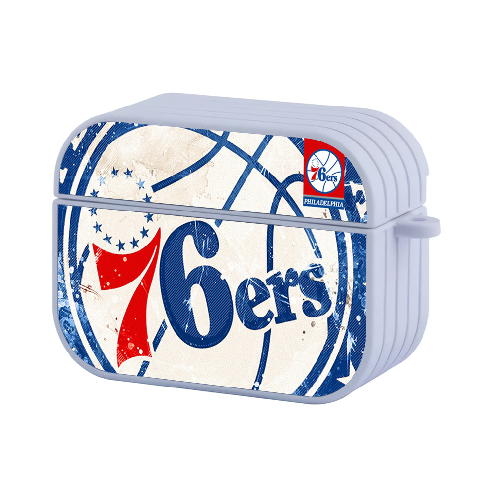 Philadelphia 76ers Bold of Sixers Hard Plastic Case Cover For Apple Airpods Pro
