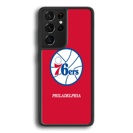 Philadelphia 76ers The Red Soul Samsung Galaxy S21 Ultra Case