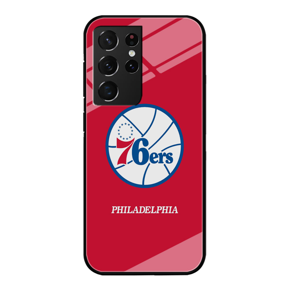 Philadelphia 76ers The Red Soul Samsung Galaxy S21 Ultra Case