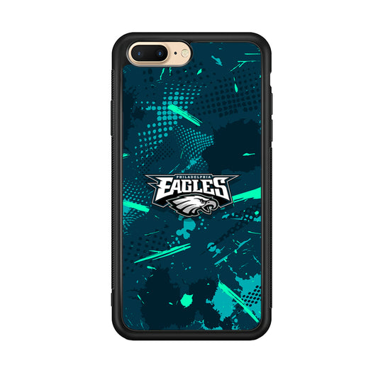 Philadelphia Eagles Abstract Bold Green iPhone 7 Plus Case