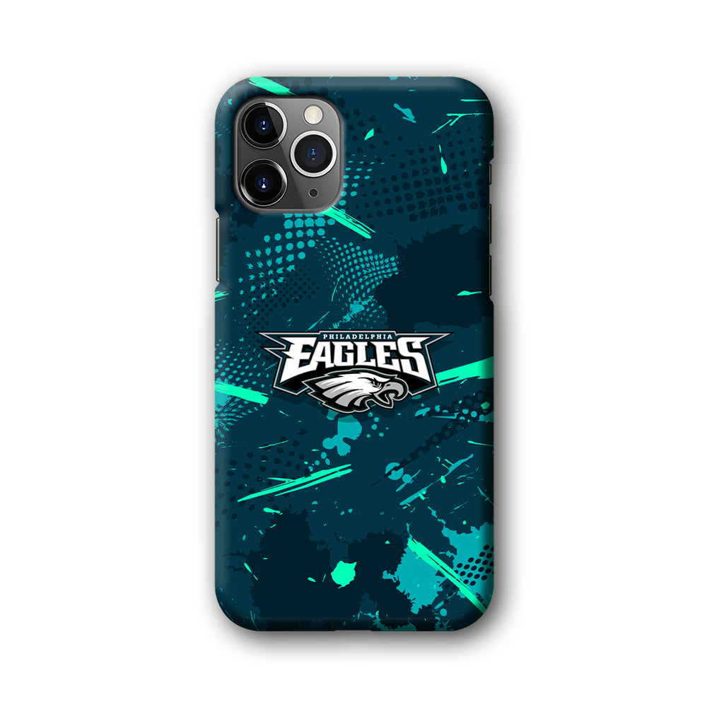 Philadelphia Eagles Abstract Bold Green iPhone 11 Pro Max Case