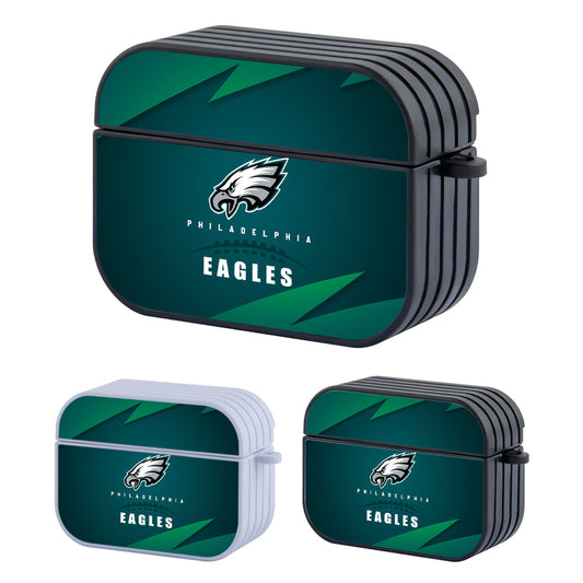 Philadelphia Eagles NFL Shine of The Eagle Hard Plastic Case Cover For Apple Airpods Pro