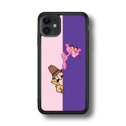 Pink Panther Hide and Seek with Detective iPhone 11 Case