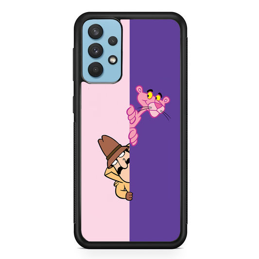 Pink Panther Hide and Seek with Detective Samsung Galaxy A32 Case