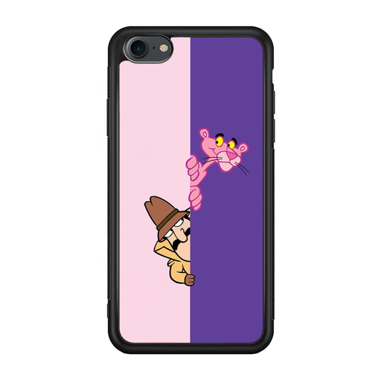 Pink Panther Hide and Seek with Detective iPhone 7 Case