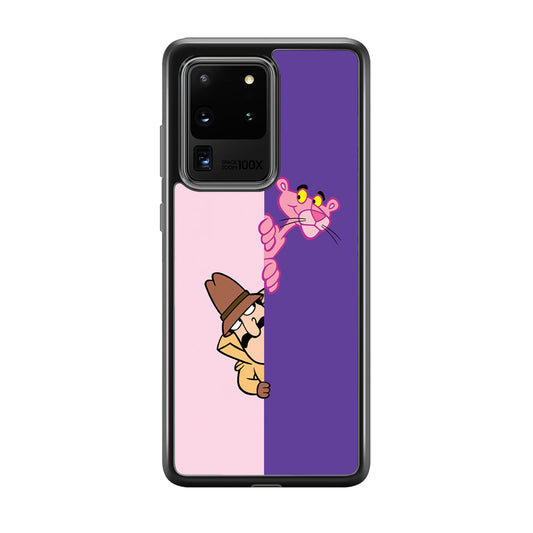 Pink Panther Hide and Seek with Detective Samsung Galaxy S20 Ultra Case