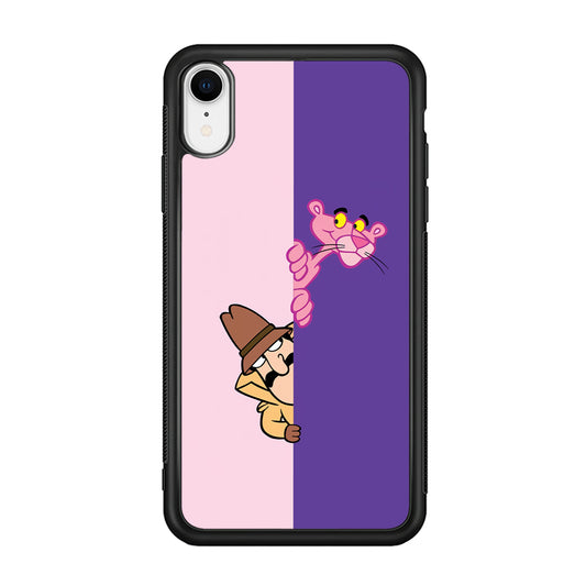 Pink Panther Hide and Seek with Detective iPhone XR Case
