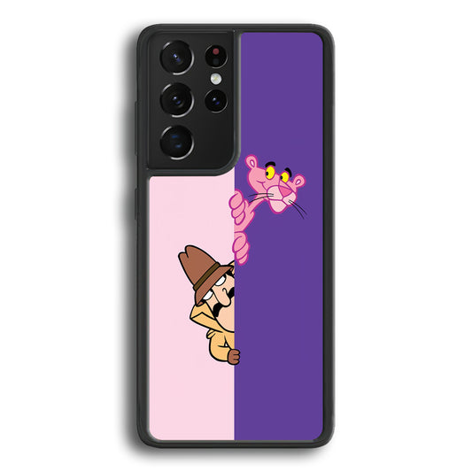 Pink Panther Hide and Seek with Detective Samsung Galaxy S21 Ultra Case