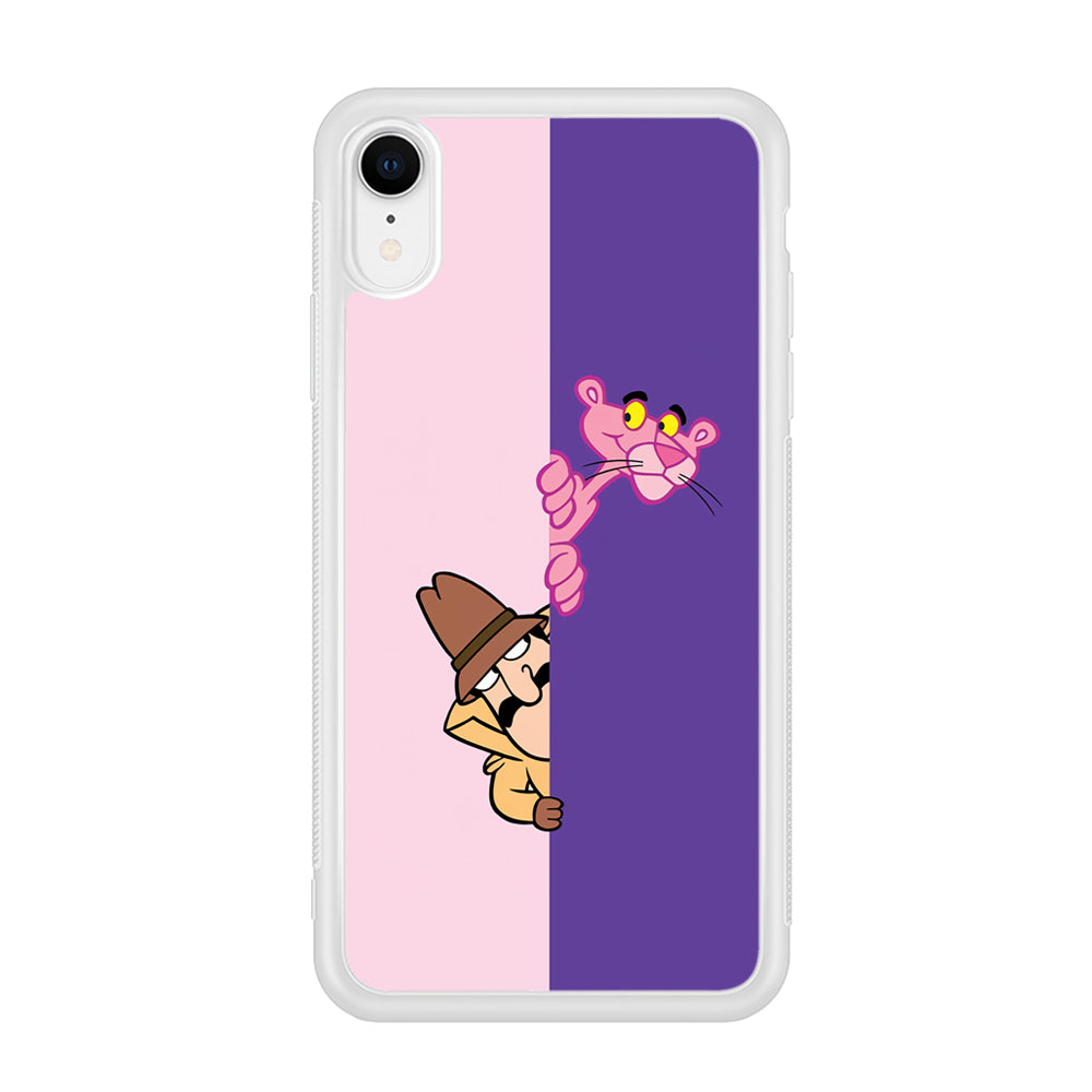 Pink Panther Hide and Seek with Detective iPhone XR Case