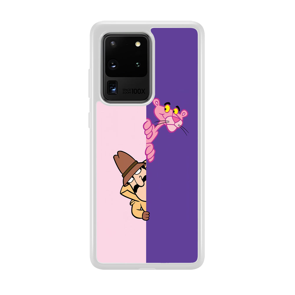 Pink Panther Hide and Seek with Detective Samsung Galaxy S20 Ultra Case