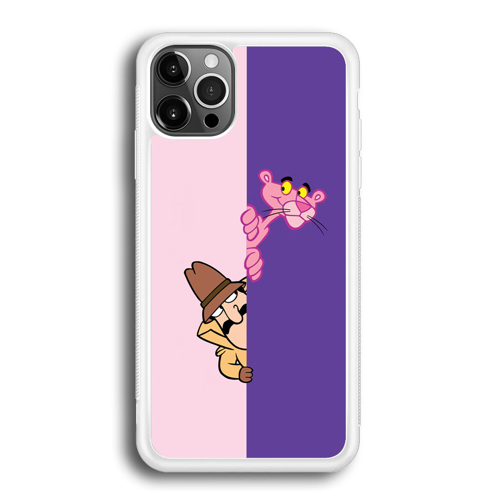 Pink Panther Hide and Seek with Detective iPhone 12 Pro Case