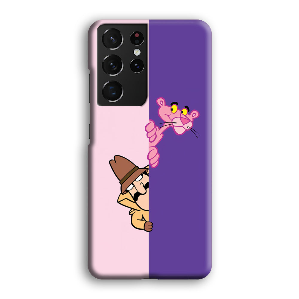 Pink Panther Hide and Seek with Detective Samsung Galaxy S21 Ultra Case