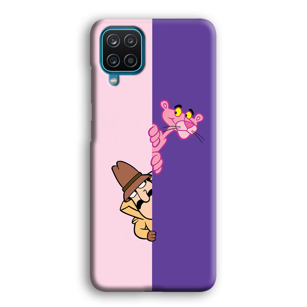 Pink Panther Hide and Seek with Detective Samsung Galaxy A12 Case