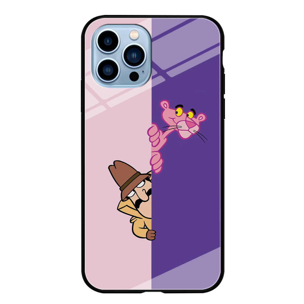 Pink Panther Hide and Seek with Detective iPhone 13 Pro Max Case