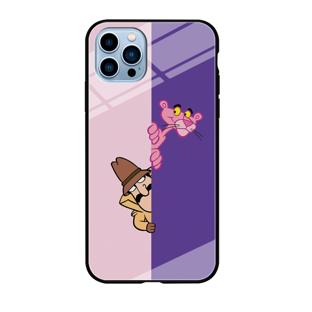 Pink Panther Hide and Seek with Detective iPhone 12 Pro Case