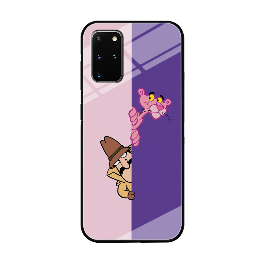 Pink Panther Hide and Seek with Detective Samsung Galaxy S20 Plus Case