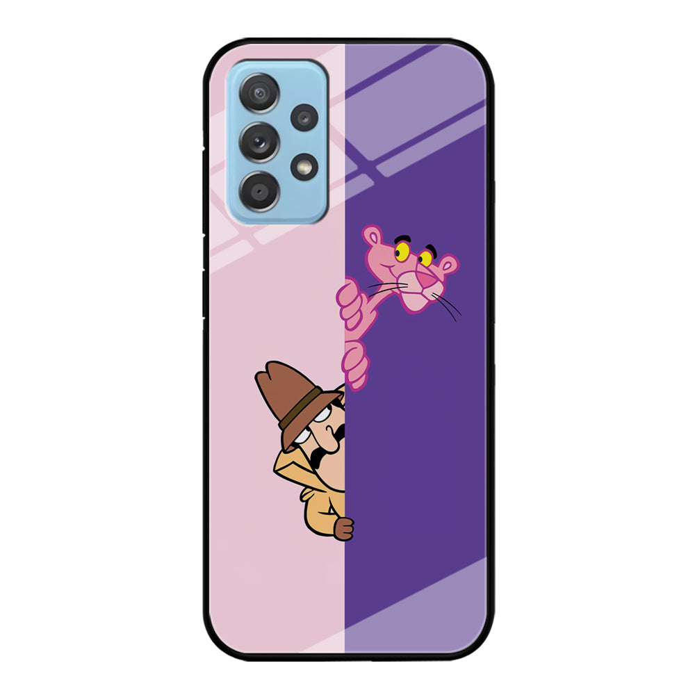 Pink Panther Hide and Seek with Detective Samsung Galaxy A52 Case