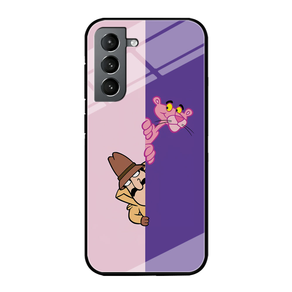 Pink Panther Hide and Seek with Detective Samsung Galaxy S21 Case
