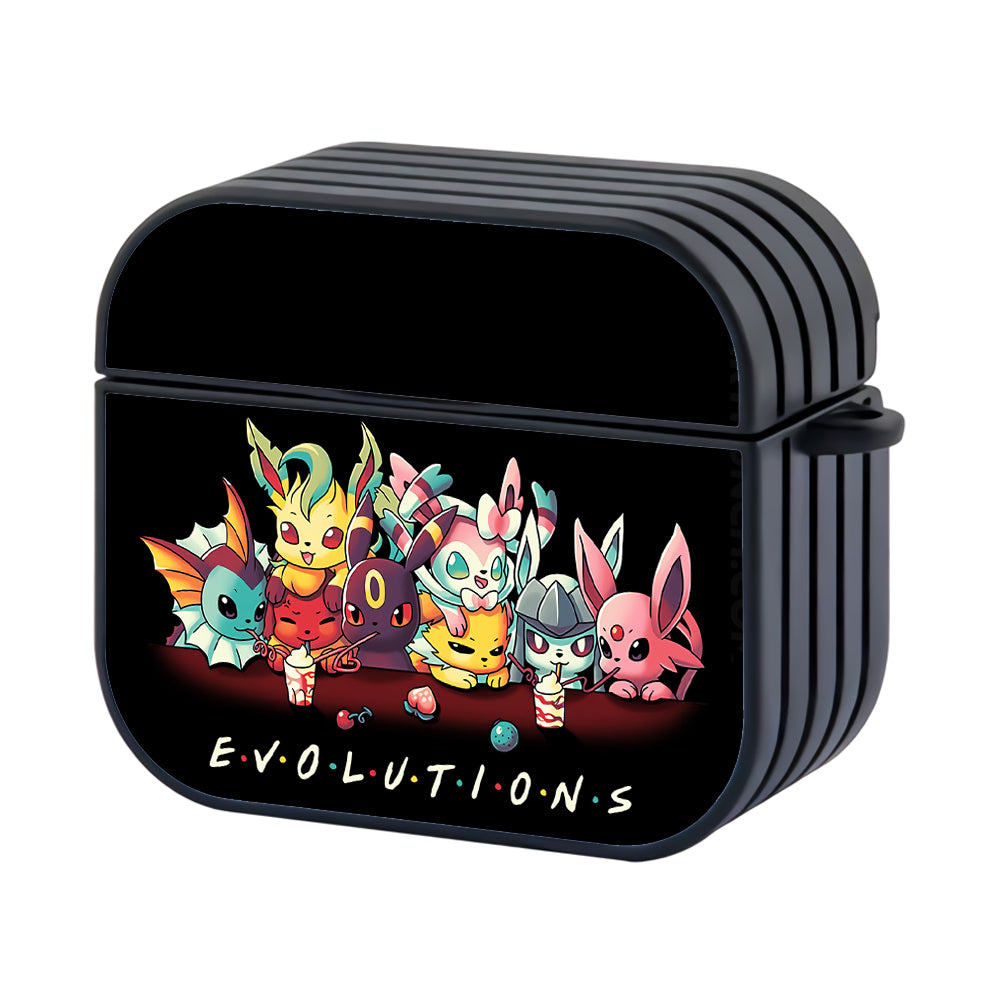 Pokemon Cute Eevee Evolution Hard Plastic Case Cover For Apple Airpods 3