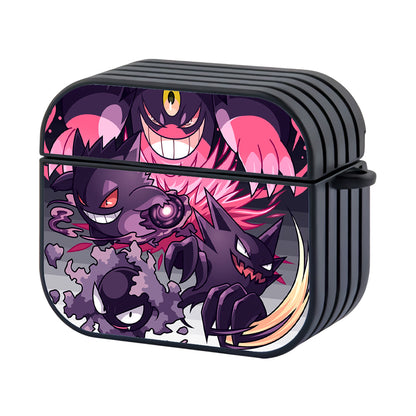 Pokemon Growth Gengar Hard Plastic Case Cover For Apple Airpods 3