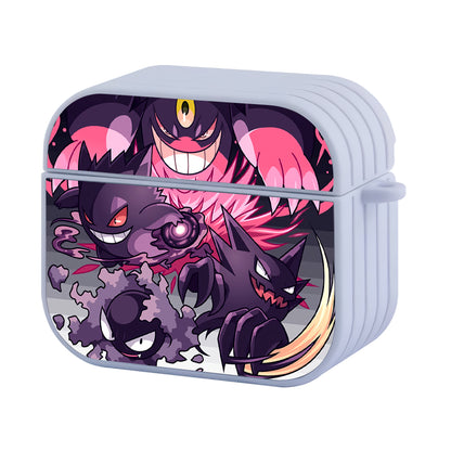 Pokemon Growth Gengar Hard Plastic Case Cover For Apple Airpods 3
