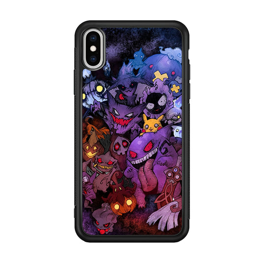 Pokemon Halloween Costume Gengar iPhone Xs Max Case