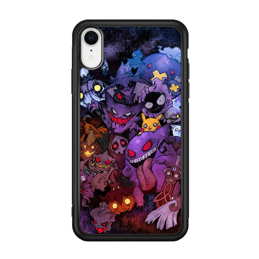 Pokemon Halloween Costume Gengar iPhone XR Case