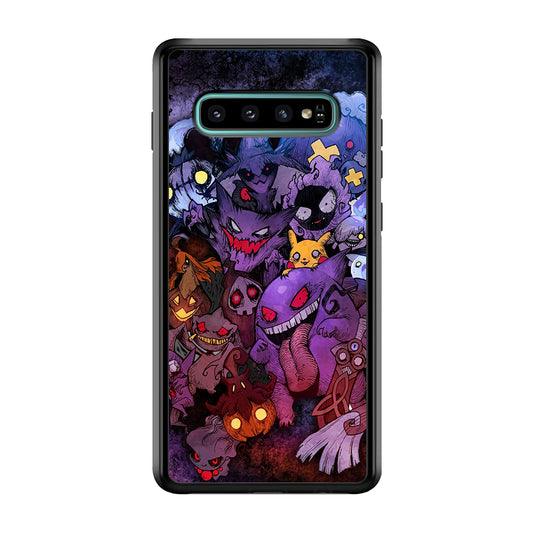 Pokemon Halloween Costume Gengar Samsung Galaxy S10 Plus Case