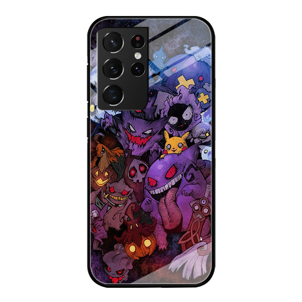 Pokemon Halloween Costume Gengar Samsung Galaxy S21 Ultra Case
