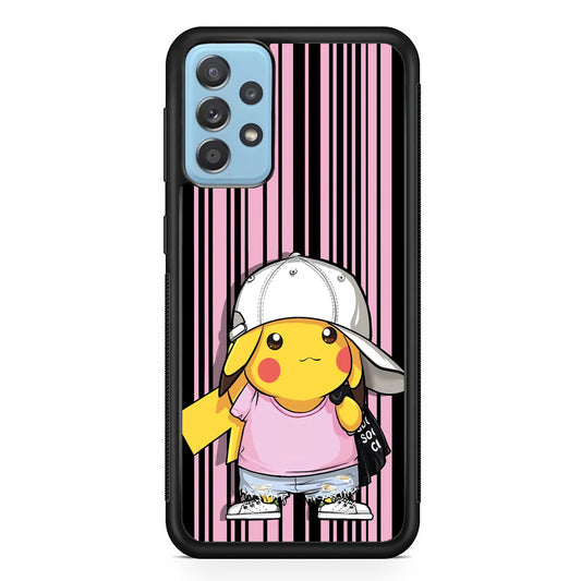 Pokemon Pikachu Casual Outfit Samsung Galaxy A72 Case