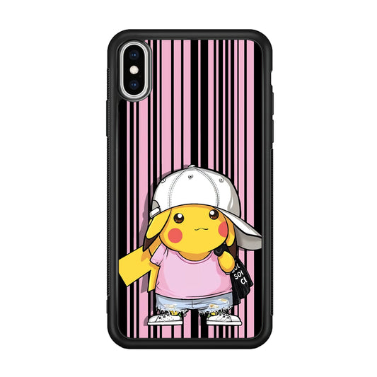 Pokemon Pikachu Casual Outfit iPhone Xs Max Case