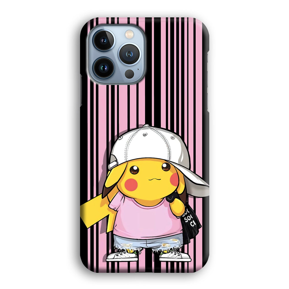 Pokemon Pikachu Casual Outfit iPhone 13 Pro Max Case