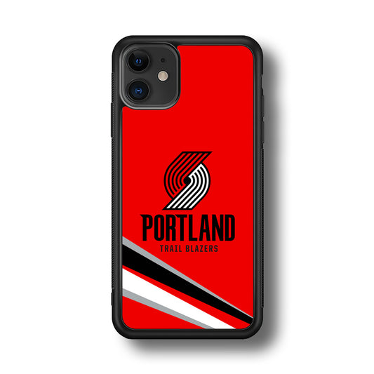Portland Trail Blazers Alternate of Red Jersey iPhone 11 Case