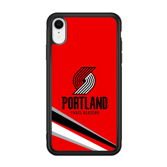 Portland Trail Blazers Alternate of Red Jersey iPhone XR Case