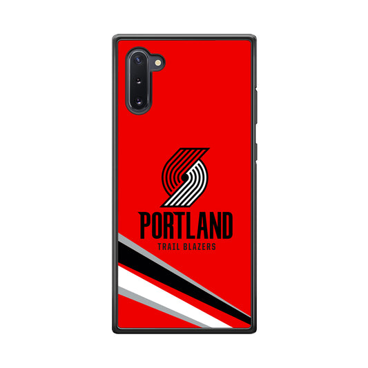Portland Trail Blazers Alternate of Red Jersey Samsung Galaxy Note 10 Case